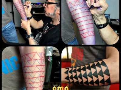 Il 55enne Antonio Schingaro invece attualmente non sta praticando l�arte del tatuaggio per motivi di salute...